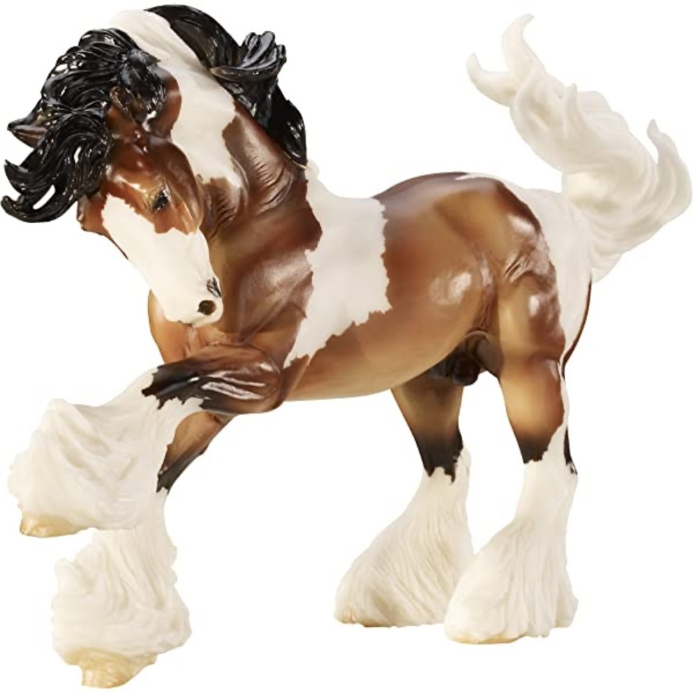 Breyer Black white and brown paint horse